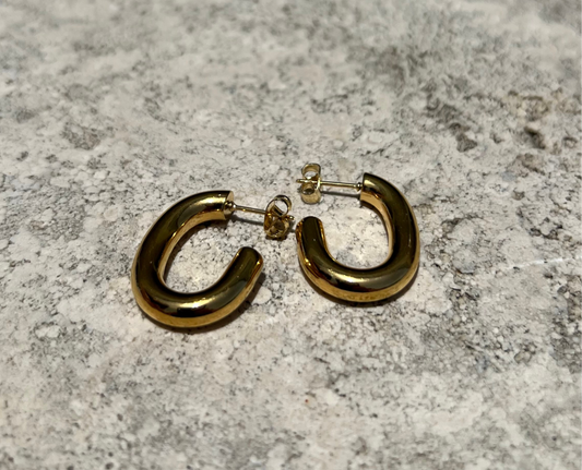 Gold Basic Earrings