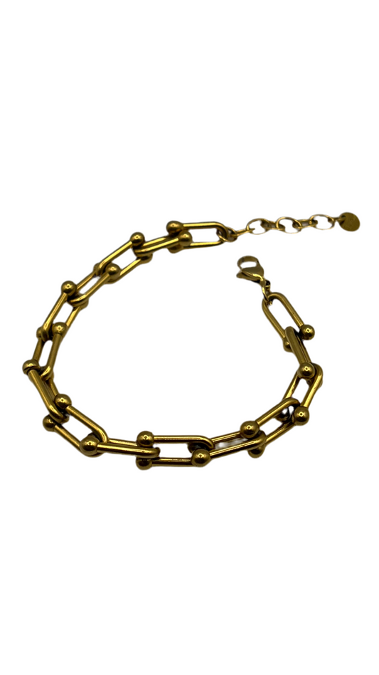 Golden Link Bracelet